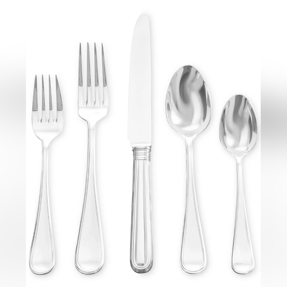 Ricci Ascot 5-Piece Stainless-Steel Flatware Place Setting, Service